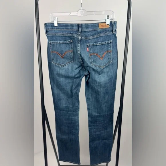 Levi’s 525 Perfect Waist Straight Leg Jeans Women’s W30 L32 Medium Wash - Picture 3 of 8